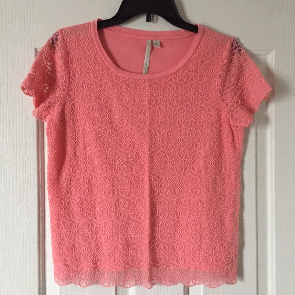 Spring Floral Lace Top